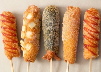 Hot dog phô mai Hàn Quốc Hà Nội